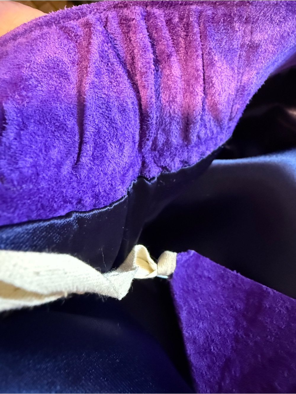 THE LEATHER RANCH Vintage Purple Suede Pencil Skirt Zipper Snap Lined Medium - Picture 7 of 10